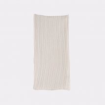 Lange rayé en coton organique écru - Little Cigogne - Beige - mixte & - Neuf