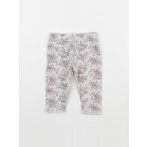 Legging blanc, rose - Newbie - Blanc - fille & 3/6 mois - Seconde main