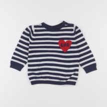 Pull bleu, blanc - H&M - Blanc - garçon & 9/12 mois - Seconde main