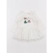 Robe blanc - DPAM - Blanc - fille & 6 mois - Seconde main