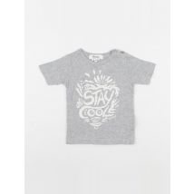 Tee-shirt gris - Bonpoint - Gris - fille & 12 mois - Seconde main