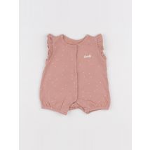 Pyjama coton rose - Vertbaudet - Rose - fille & 1 mois - Seconde main