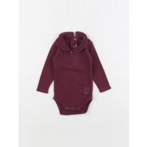 Body à col rouge - Bouchara - Rouge - fille & 6 mois - Seconde main