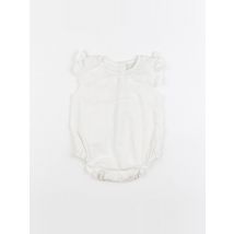 Combinaison beige - Bonnet à Pompon - Beige - fille & 6 mois - Seconde main