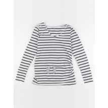 Tee-shirt grossesse blanc, bleu - Kiabi - Blanc - femme & 34 à 36 - Seconde main