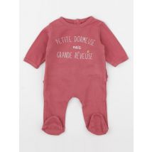 Pyjama coton rose - Vertbaudet - Rose - fille & 1 mois - Seconde main