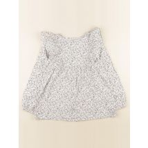 Blouse blanc, bleu - Lola Palacios - Blanc - fille & 10 ans - Seconde main