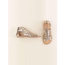 Sandales beige, or - Vertbaudet - Beige - fille & pointure 37 - Neuf