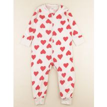 Pyjama coton blanc, rouge - Lindex - Blanc - fille & 18/24 mois - Seconde main