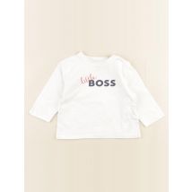 Tee-shirt blanc - Hugo Boss - Blanc - garçon & 9 mois - Seconde main