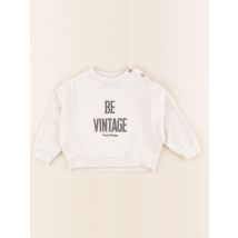 Sweat blanc - Tocoto vintage - Blanc - mixte & 12 mois - Seconde main