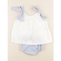 Ensemble bleu, blanc - Lola Palacios - Blanc - fille & 2 ans - Seconde main