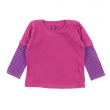 Tee-shirt rose, violet - Ekyog - Rose - fille & 12 mois - Seconde main