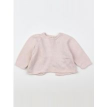 Pull rose - Bonnet à Pompon - Rose - fille & 6 mois - Seconde main