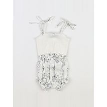 Combinaison blanc, bleu (état neuf) - The new society - Blanc - fille & 3 mois - Neuf