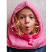 La Cagoule 100% laine Rose Bonbon - Smala - Rose - mixte & 12 mois - Neuf