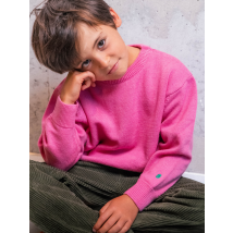 Le Pull 100% laine Rose Bonbon - Smala - Rose - mixte & 2 ans - Neuf