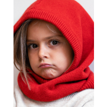La Cagoule 100% laine Tomato - Smala - Rouge - mixte & 12 mois - Neuf