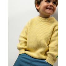 Le Pull 100% coton bio Jaune banane - Smala - Jaune - mixte & 10 ans - Neuf
