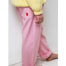 Le Pantalon en toile Rose malabar - Smala - Rose - mixte & 3 ans - Neuf