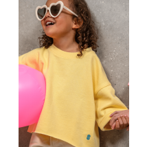 Le Tee-shirt sweat Jaune banana - Smala - Jaune - mixte & 3 ans - Neuf