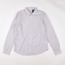 Chemise blanc, rose (état neuf) - Gocco - Blanc - garçon & 11/12 ans - Neuf