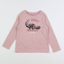 Tee-shirt rose - Vertbaudet - Rose - fille & 4 ans - Seconde main