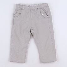 Pantalon doublé, réversible gris, beige - Tartine & Chocolat - Beige - garçon & 12 mois - Seconde main