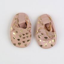 Chaussons rose, or - Easy Peasy - Or - fille & pointure 15 - Seconde main