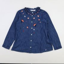 Blouse bleu - Tartine & Chocolat - Bleu - fille & 10 ans - Seconde main