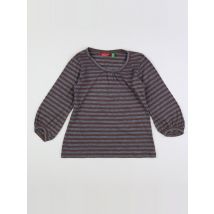 Tee-shirt Gris,Marron - Bakker Made With Love - Gris - fille & 4 ans - Seconde main