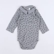 Body vetement gris - Natalys - Gris - garçon & 3 mois - Seconde main