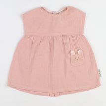 Robe rose - Moulin Roty - Rose - fille & 12 mois - Seconde main