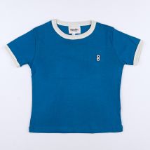 Bandits à la crème - tee-shirt bleu (neuf) - 3 ans