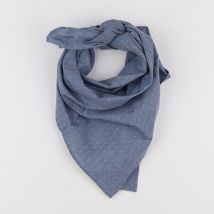 Natalys - foulard bleu (état neuf) - 6/8 ans