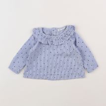 Eden & Victor - blouse bleu - 3 mois