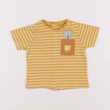 Vertbaudet - tee-shirt jaune - 6 mois