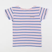 Maison Labiche - tee-shirt bleu, rose - 10 ans