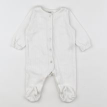 Natalys - pyjama coton blanc - 3 mois