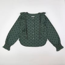 Holi & Love - blouse vert (état neuf) - 10/11 ans