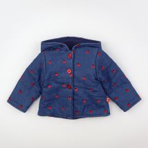 Cadet Rousselle - veste doublé bleu, rouge - 6 mois