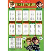 Scholastic Posters: Times Tables Poster