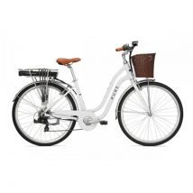 Pure Free Step Ladies Hybrid Electric Bike, White