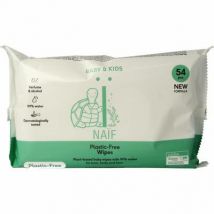Naif Baby & kids plastic-free wipes 54st