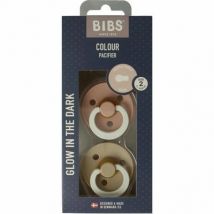 Bibs Fopspeen maat 2 - blush/vanilla night 2pack 2st