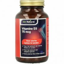 All Natural Vitamine D3 75mcg 30ca