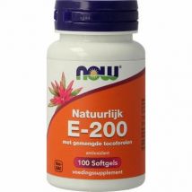 NOW Vitamine E-200 natuurlijke gemengde tocoferolen 100sft