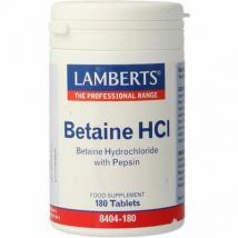 Lamberts Betaine HCL 324mg/Pepsine 5mg 180tb