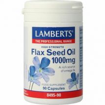 Lamberts Lijnzaadolie (flaxseed oil) 1000mg 90vc