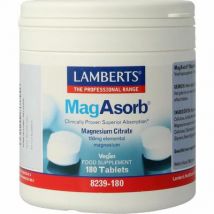 Lamberts MagAsorb (magnesium citraat) 150mg 180tb